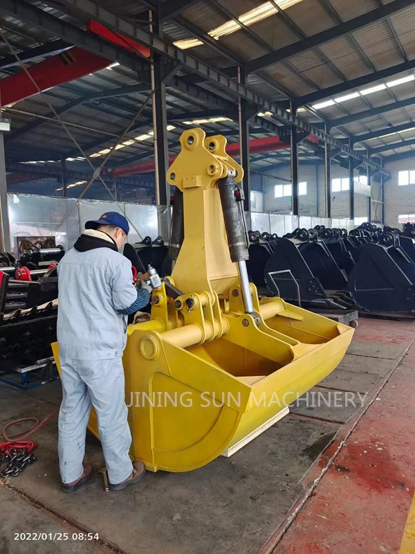 Excavator Hydraulic Clamshell Grab Bucket