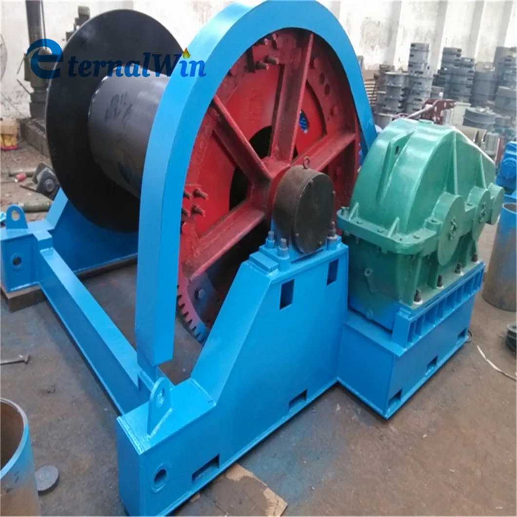 20 Ton Marine Diesel Hydraulic Electric Anchor Windlass Double Drum Marine Winch for Ship