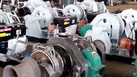 Verricello da ormeggio marino idraulico diesel elettrico a tamburo singolo da 30 t
